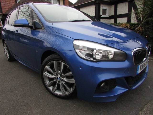 BMW 2 Series 2.0 218d M Sport 5dr Step Auto Hatchback Diesel Blue